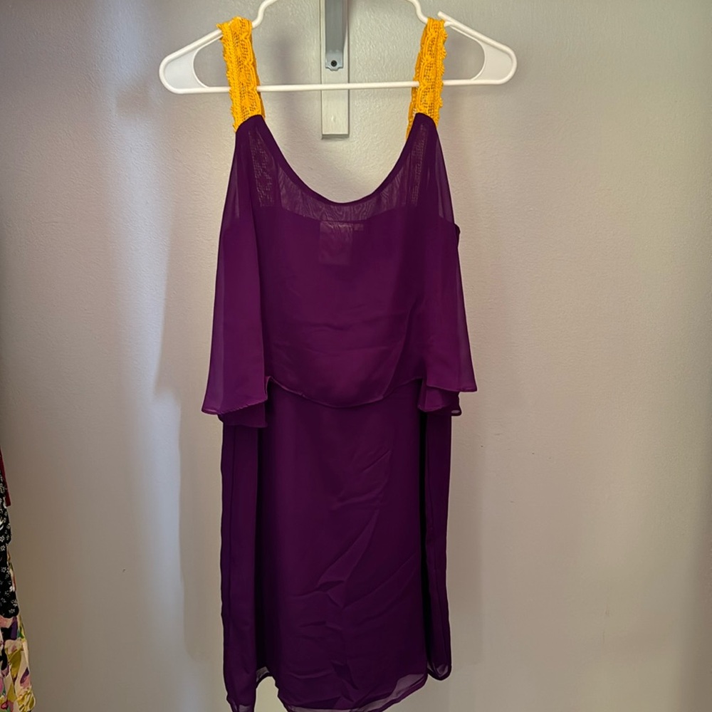 Purple and Gold LSU game day dress.. only worn once